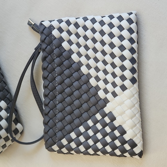 Woven Neoprene Tote/Cross Body NWT - Picture 3 of 7